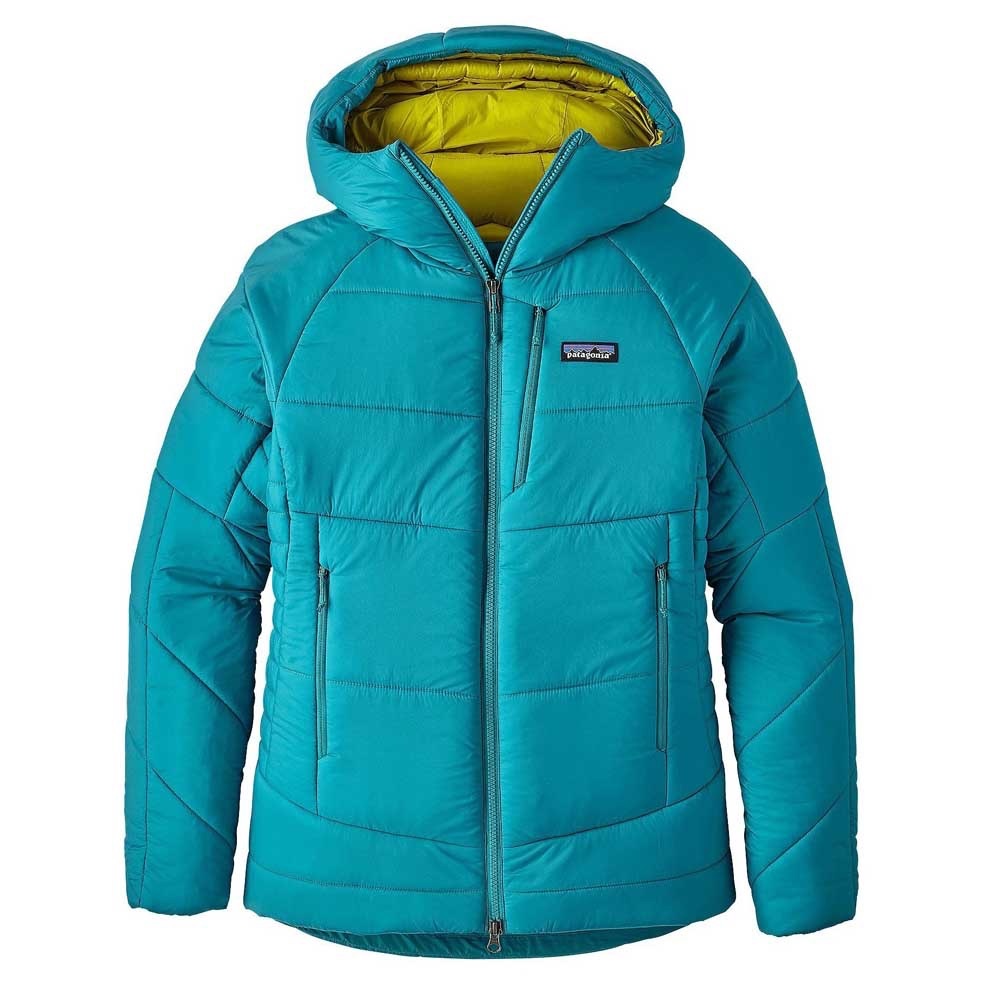 Patagonia Teal Ski Jacket with Lime Lining